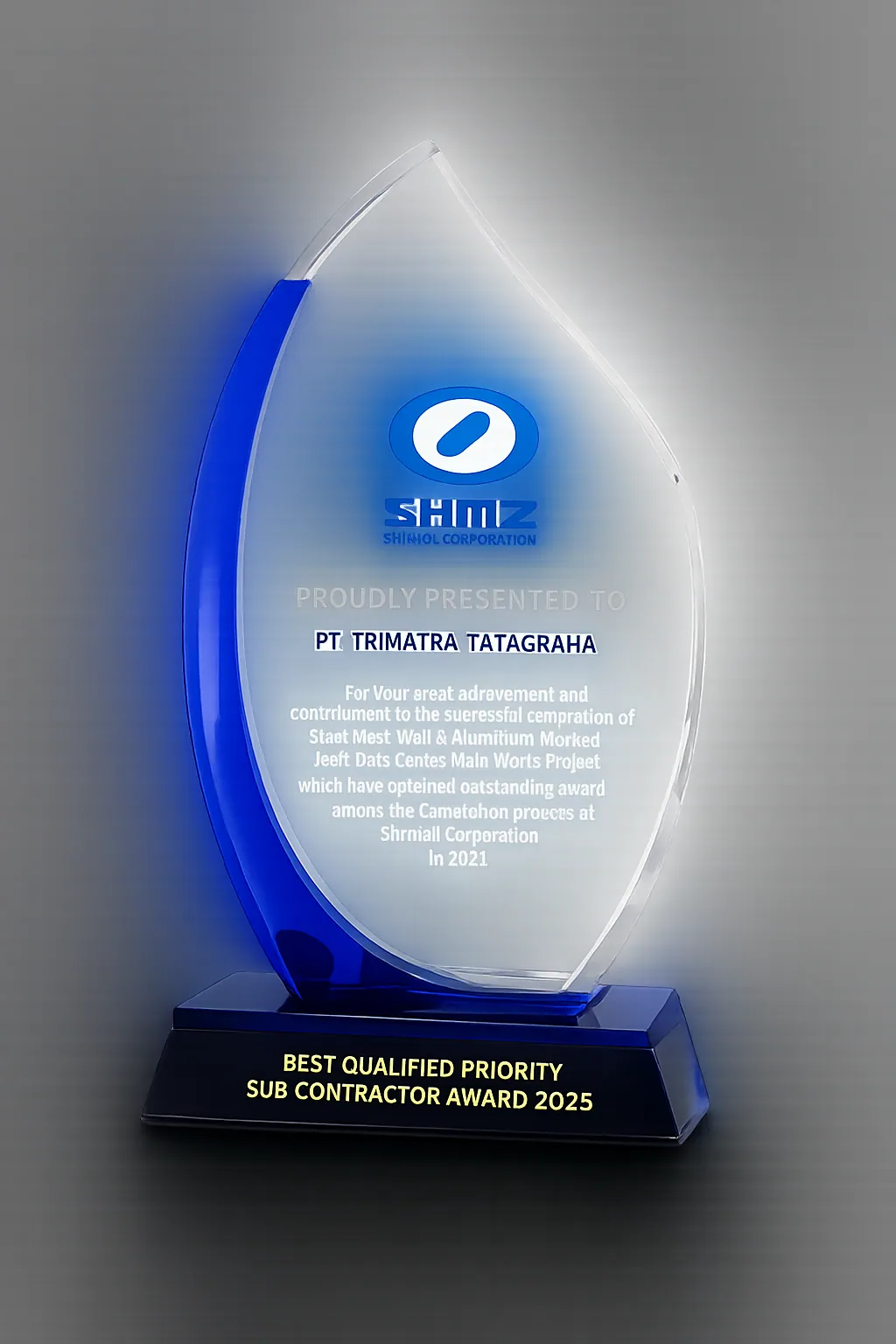 Shimizu Best Subcontractor Award 2025