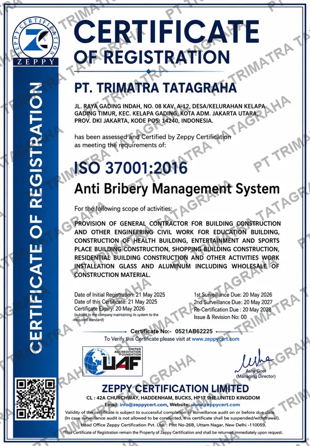 ISO 37001:2016 - Sistem Manajemen Anti Penyuapan